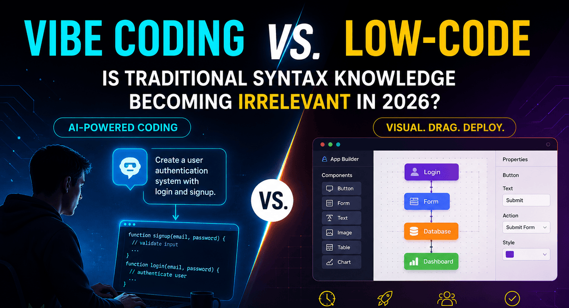 Vibe Coding vs. Low Code